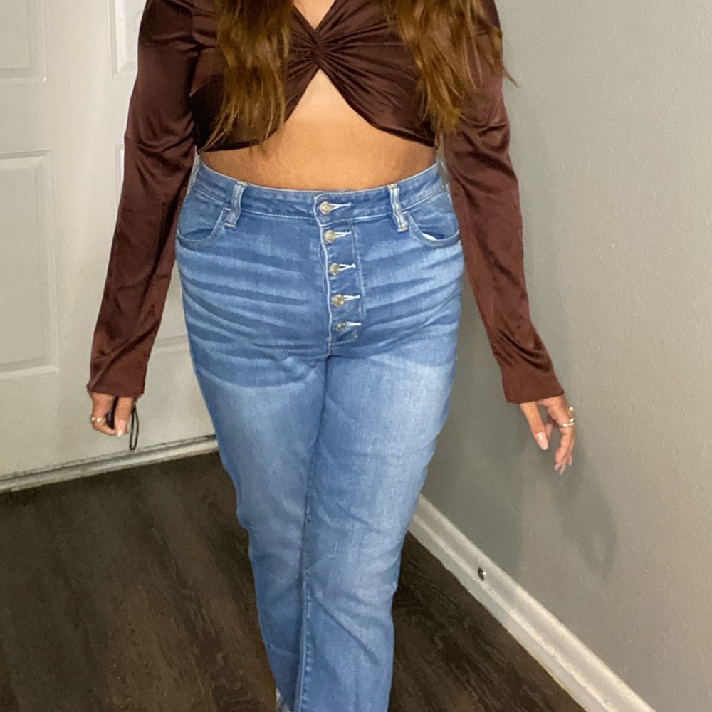 High waisted American eagle jeans
